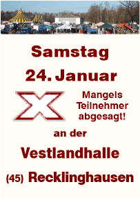 Trödeln an der Vestlandhalle Recklinghausen